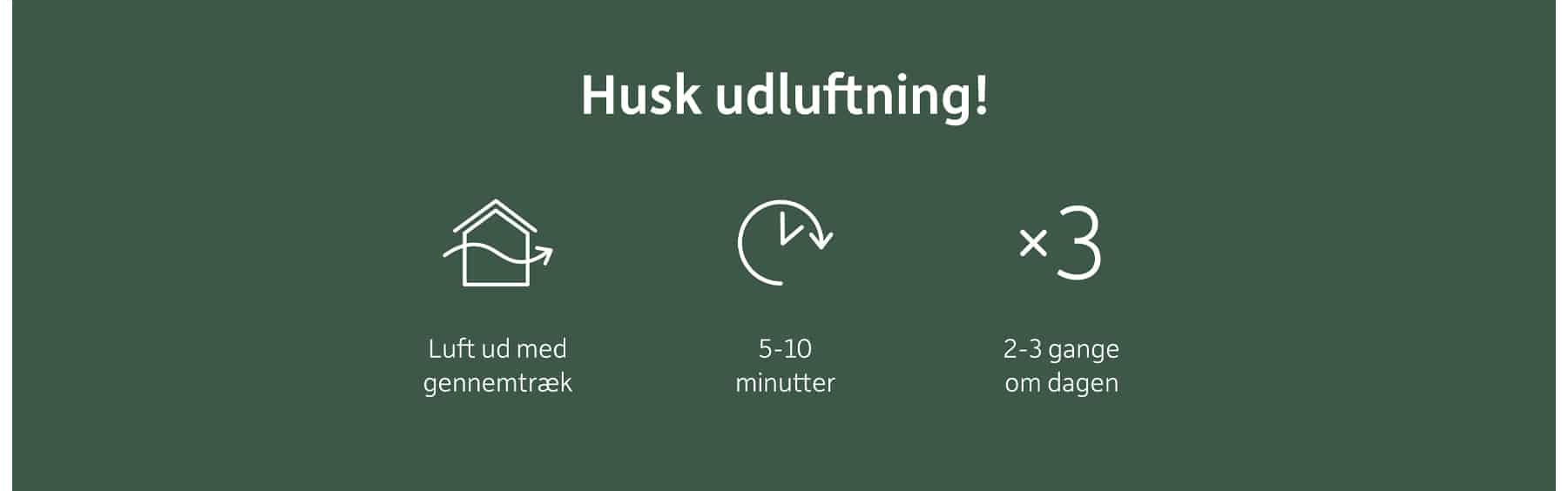 Gode råd til udluftning